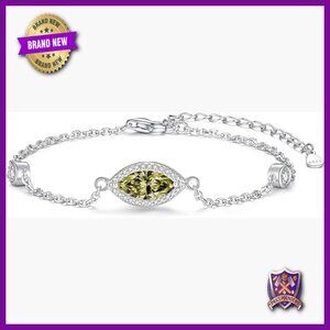 Sterling Silver Cremation Bracelet with Urn Charm, 8 Inch Chain